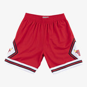 Chicago Bulls Red Shorts Yellow Horns