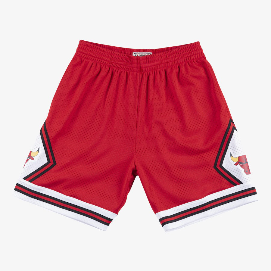 Chicago Bulls Red Shorts Yellow Horns