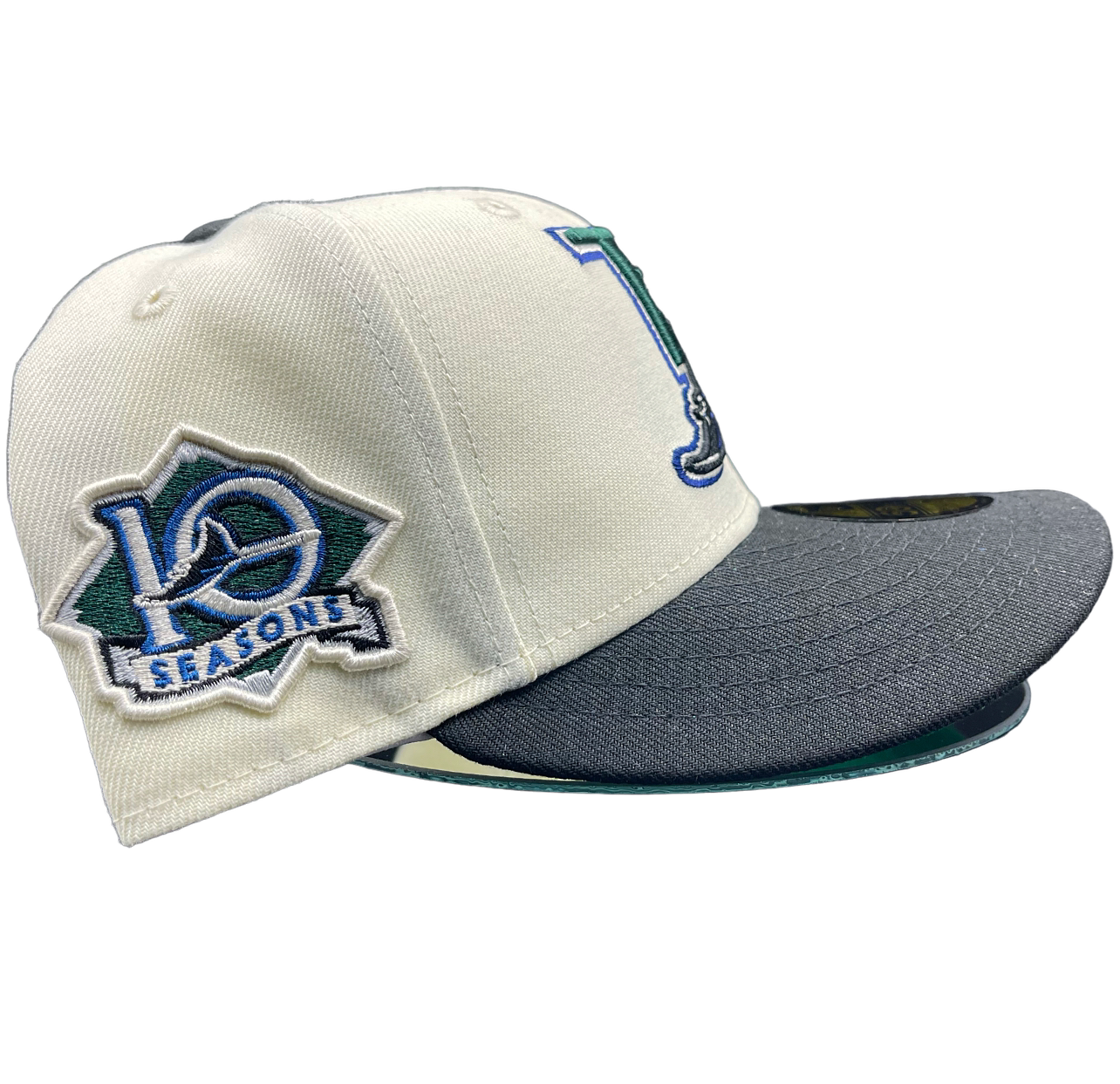 Tampa Bay Rays Chrome White and Black 10 Seasons