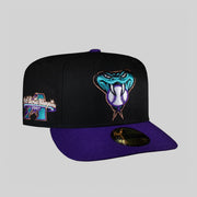 Arizona Diamond Backs Black and Purple "Snake Logo" 2001 World Series