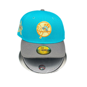 NY. YANKEES TEAL + CHARCOAL GREY UV 60 ASG