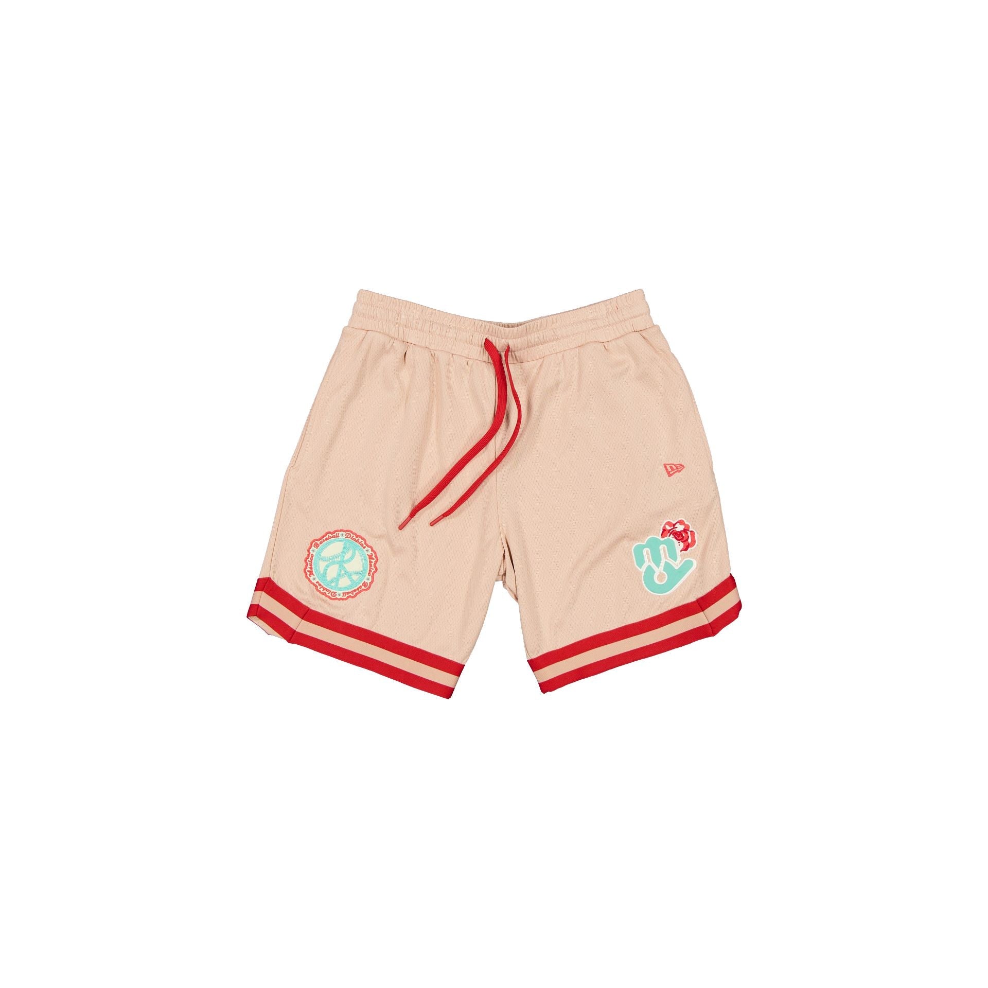 Diablos Rojos del México Pale Pink Floral Shorts