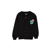 Diablos Rojos del México Black Floral Cardigan