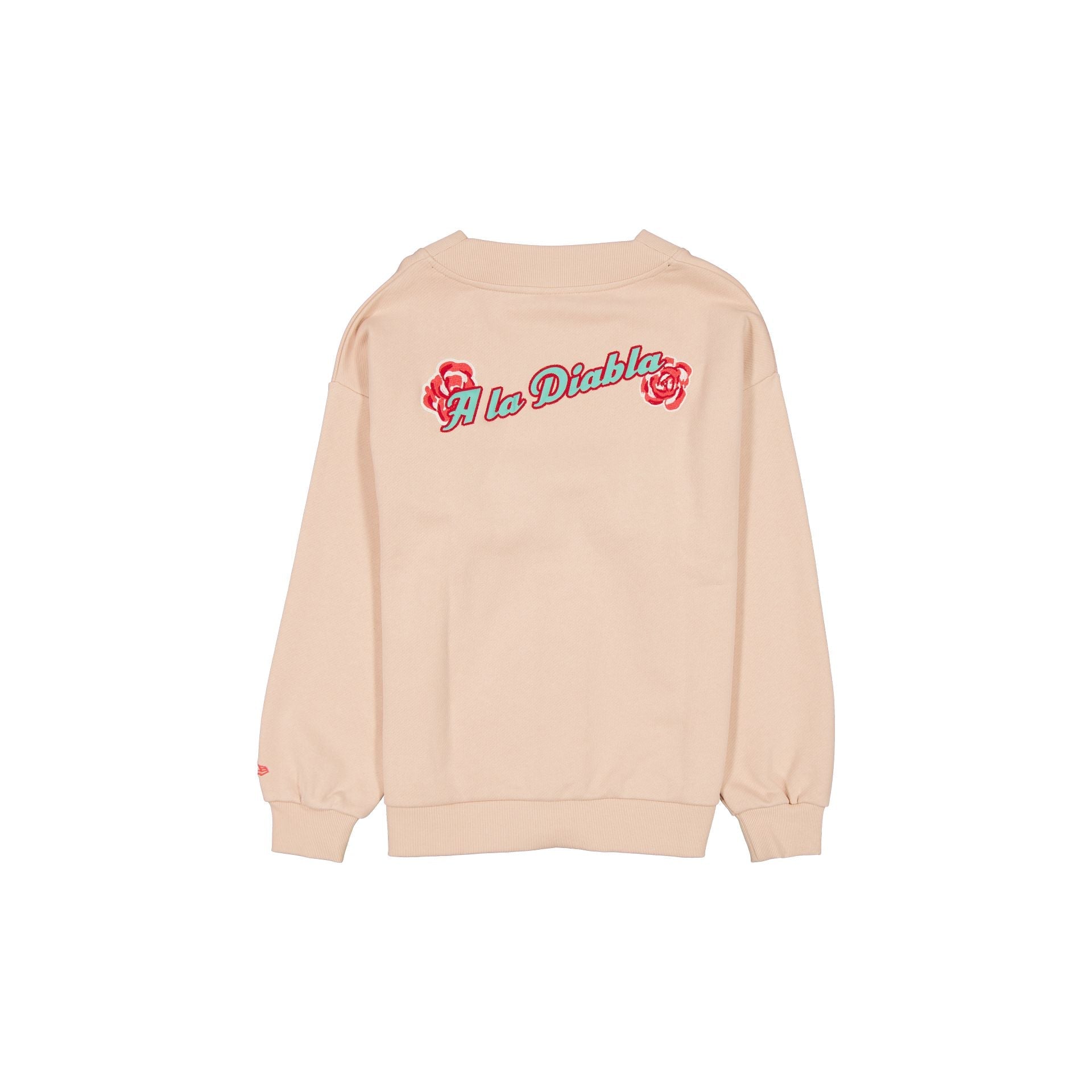Diablos Rojos del México Pale Pink Floral Cardigan