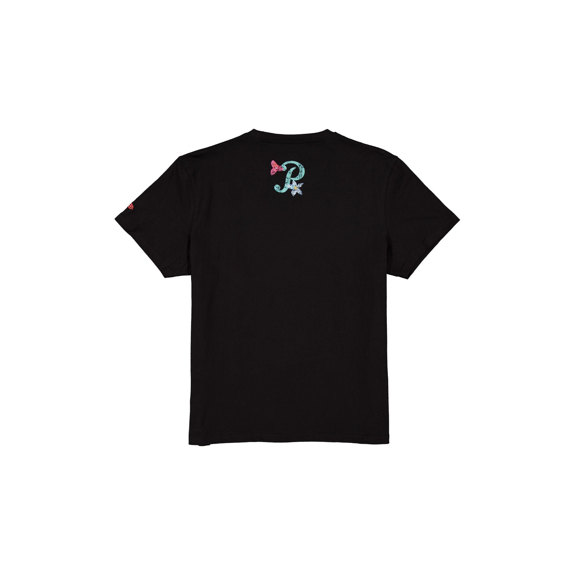 Pericos de Puebla Black Floral T-Shirt