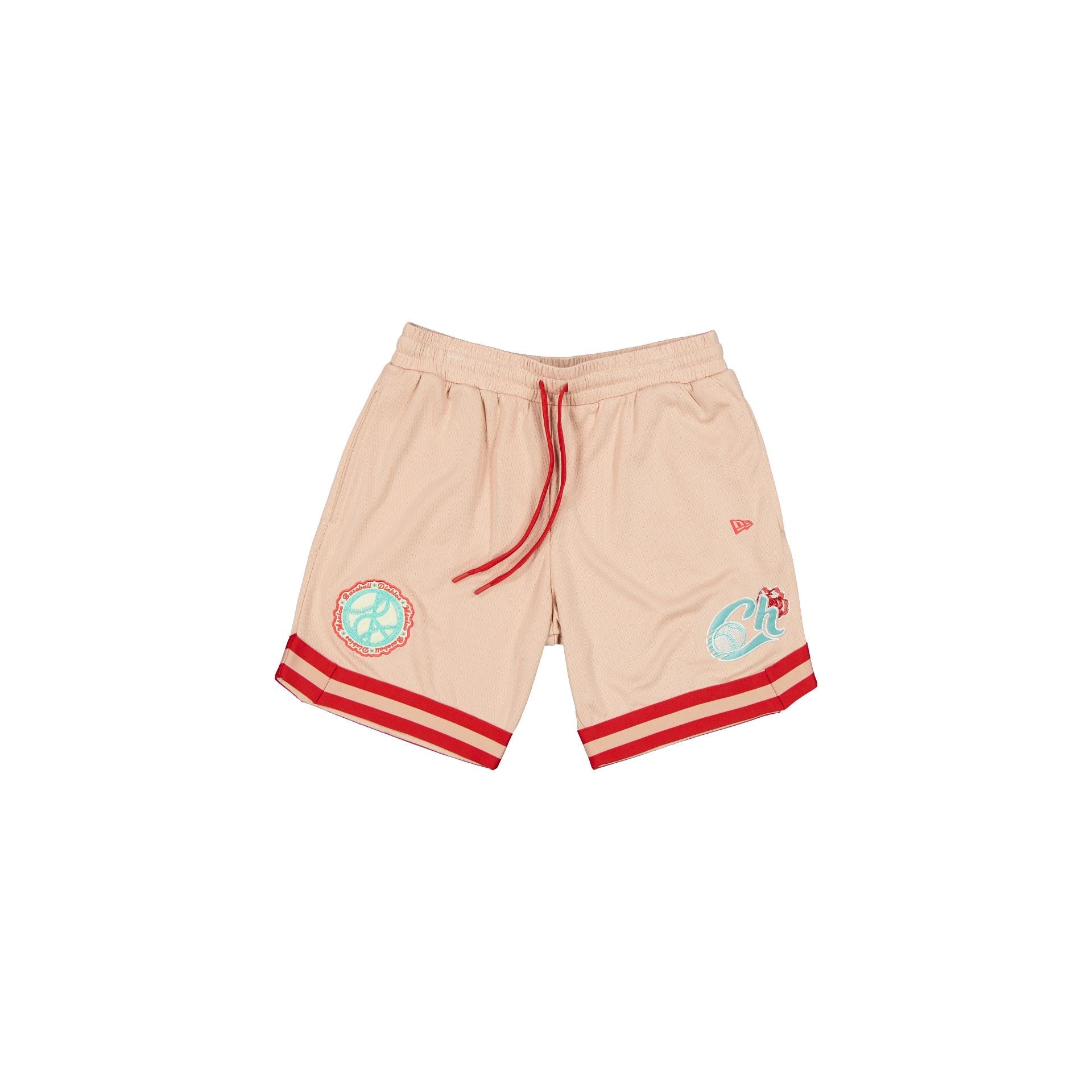 Charros de Jalisco Pale Pink Floral Shorts