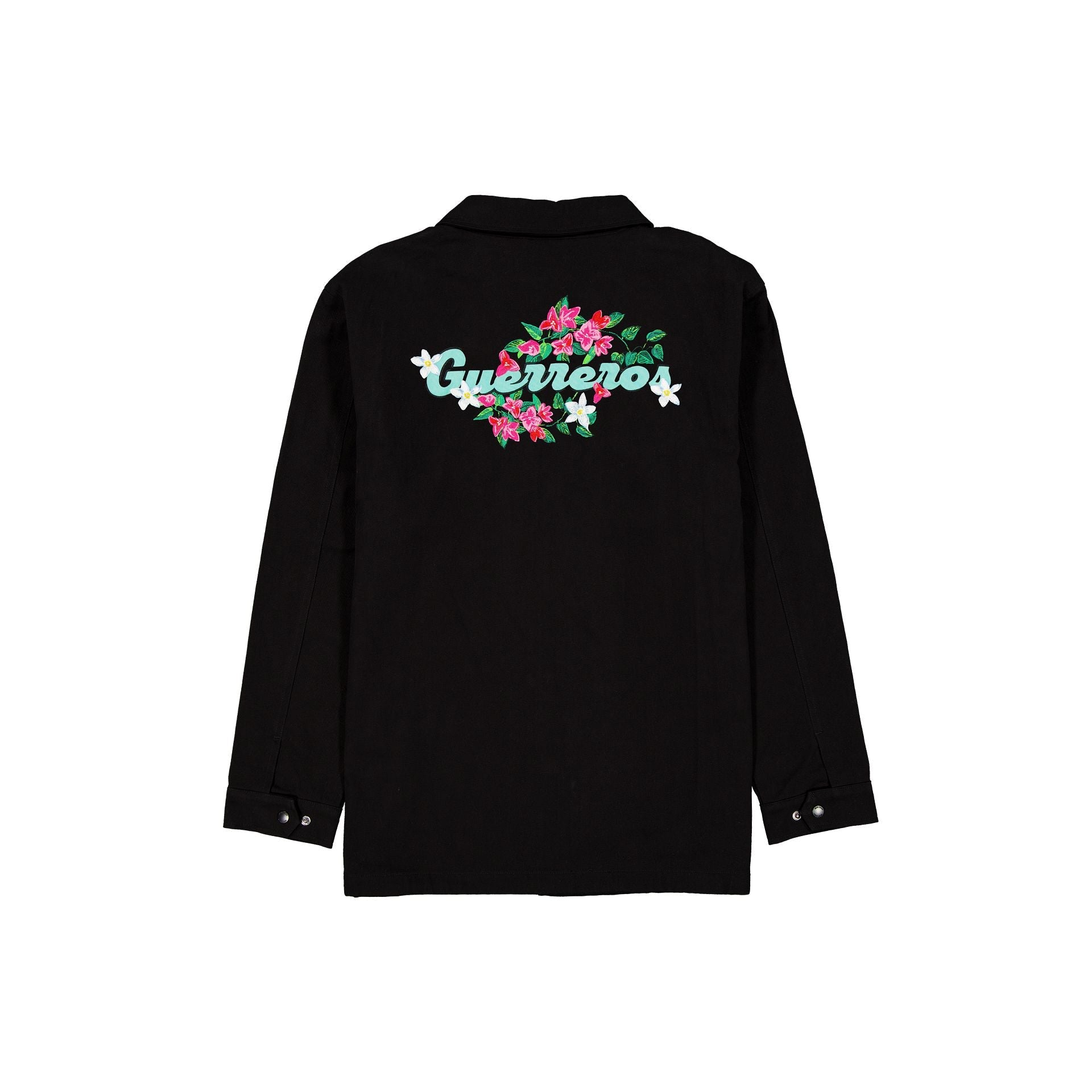 Guerreros de Oaxaca Black Floral Jacket