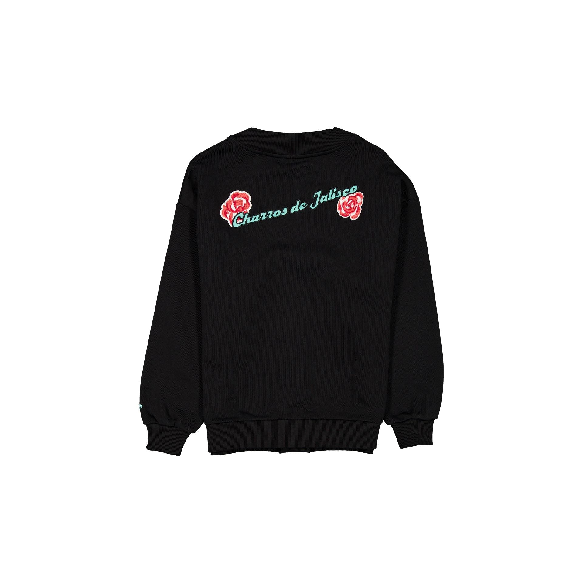 Charros de Jalisco Black Floral Cardigan