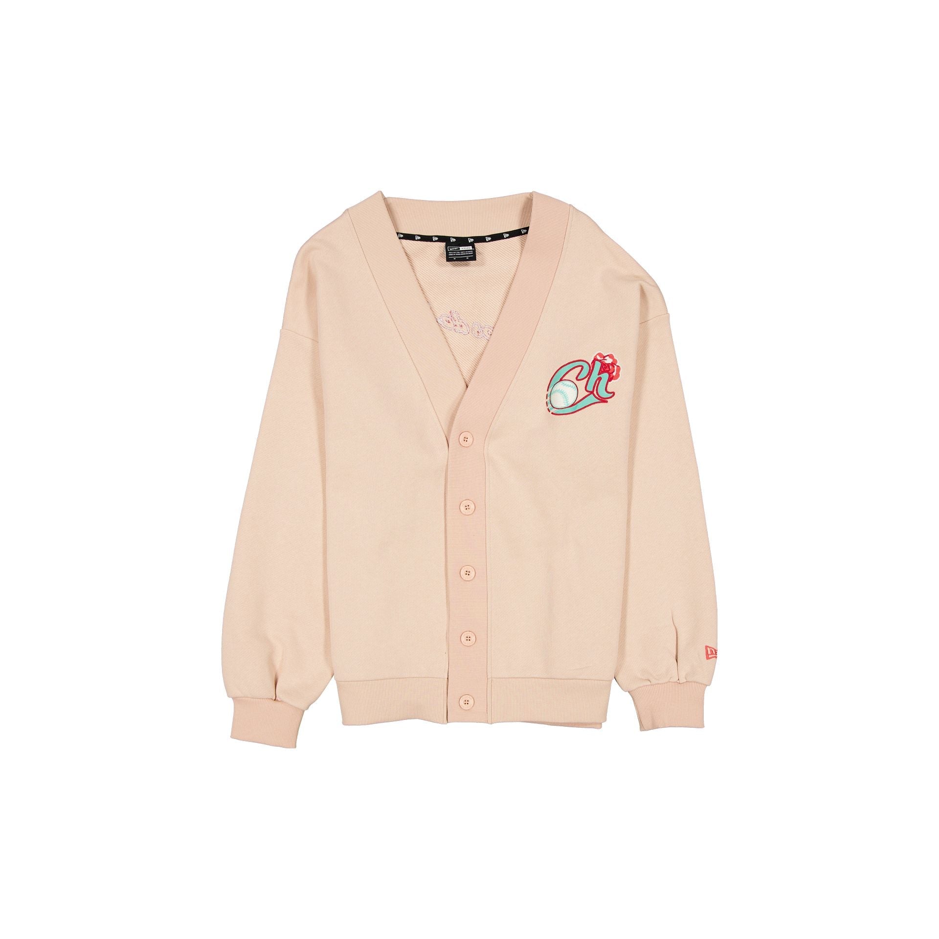 Charros de Jalisco Pale Pink Floral Cardigan