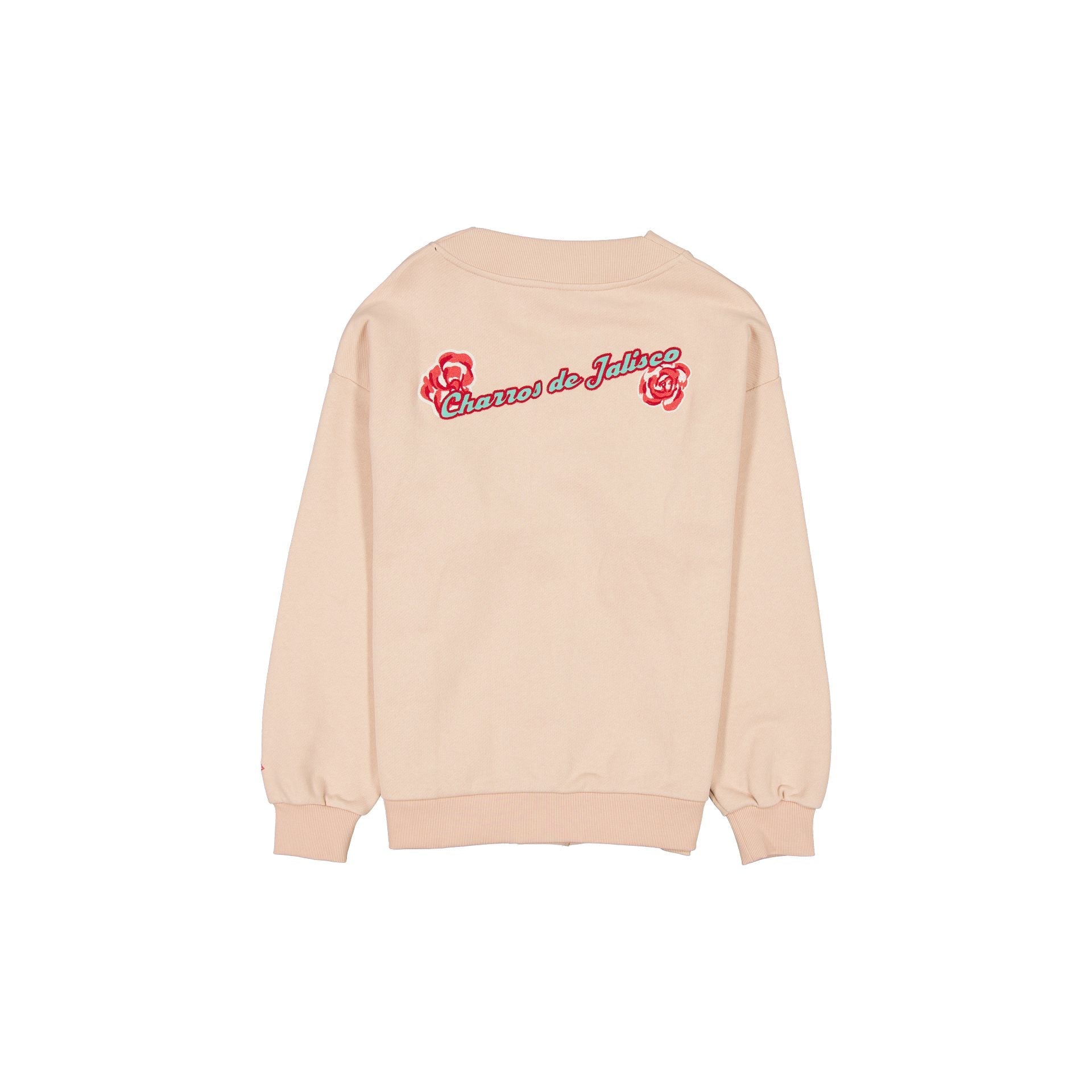 Charros de Jalisco Pale Pink Floral Cardigan