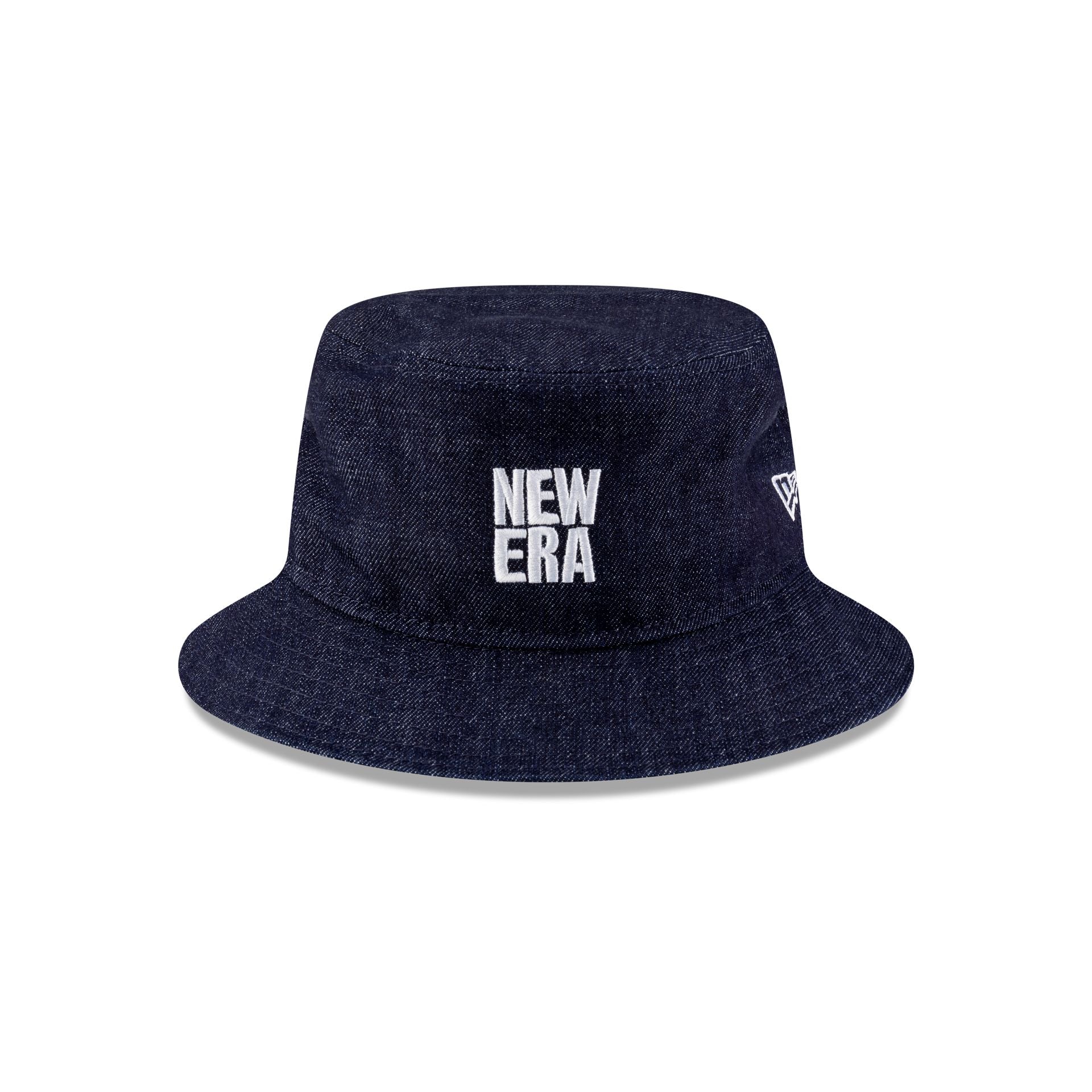 New Era Cap Square Logo Light Denim Bucket Hat