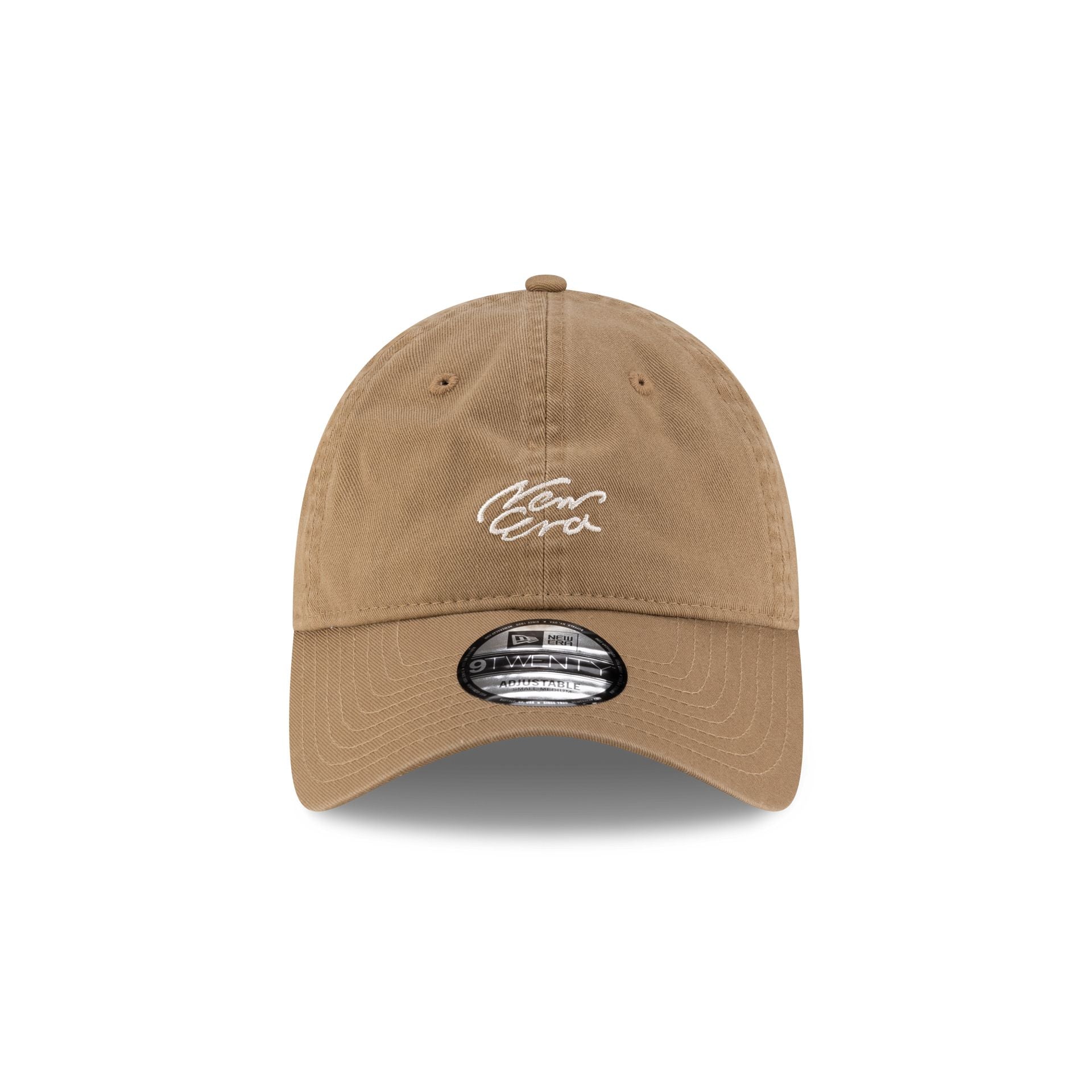New Era Cap Handwritten Khaki 9TWENTY Easy Snap Hat