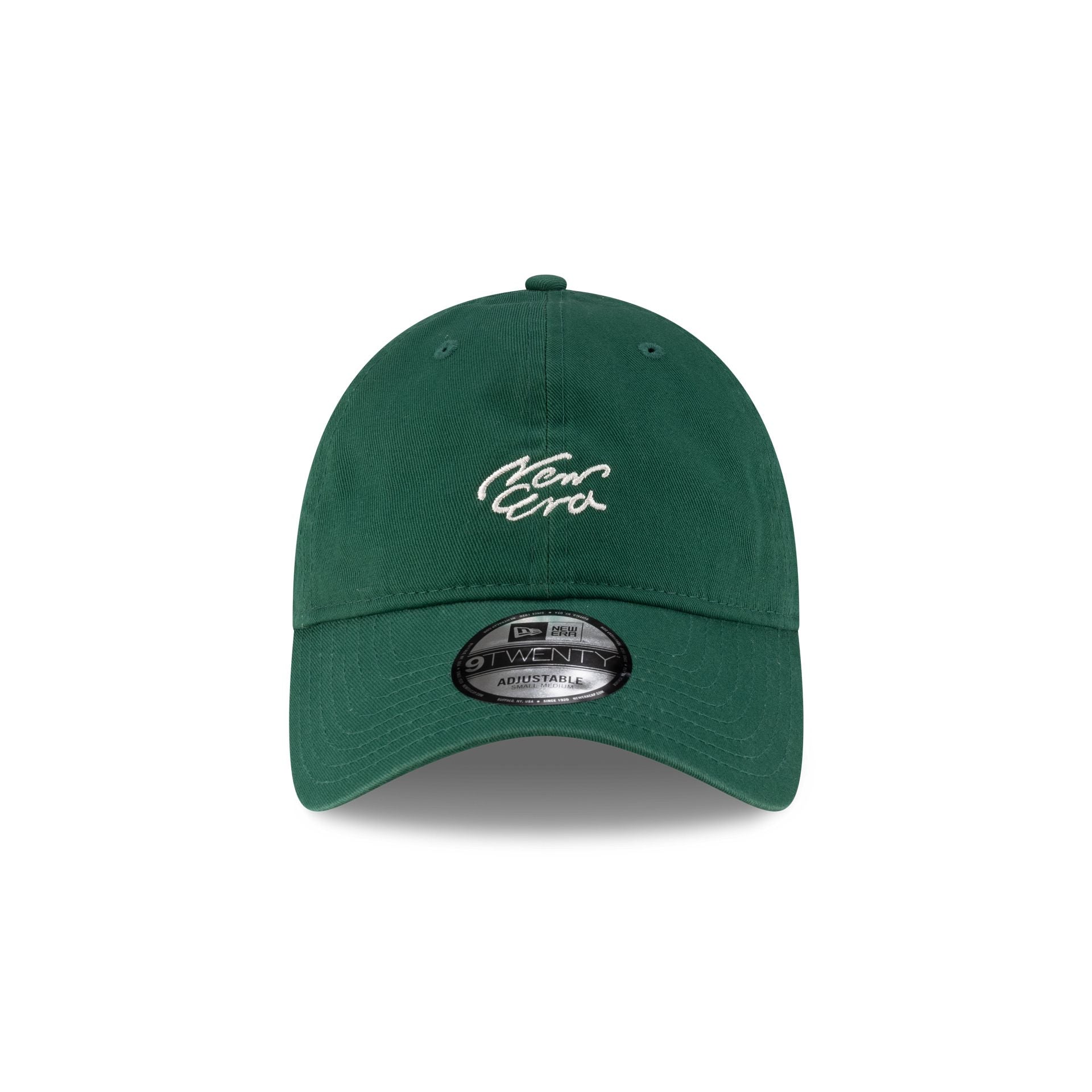 New Era Cap Handwritten Green 9TWENTY Easy Snap Hat