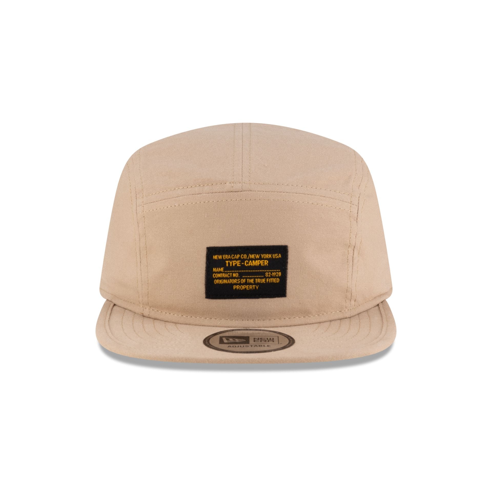 New Era Cap Beige Label Camper Strapback Hat