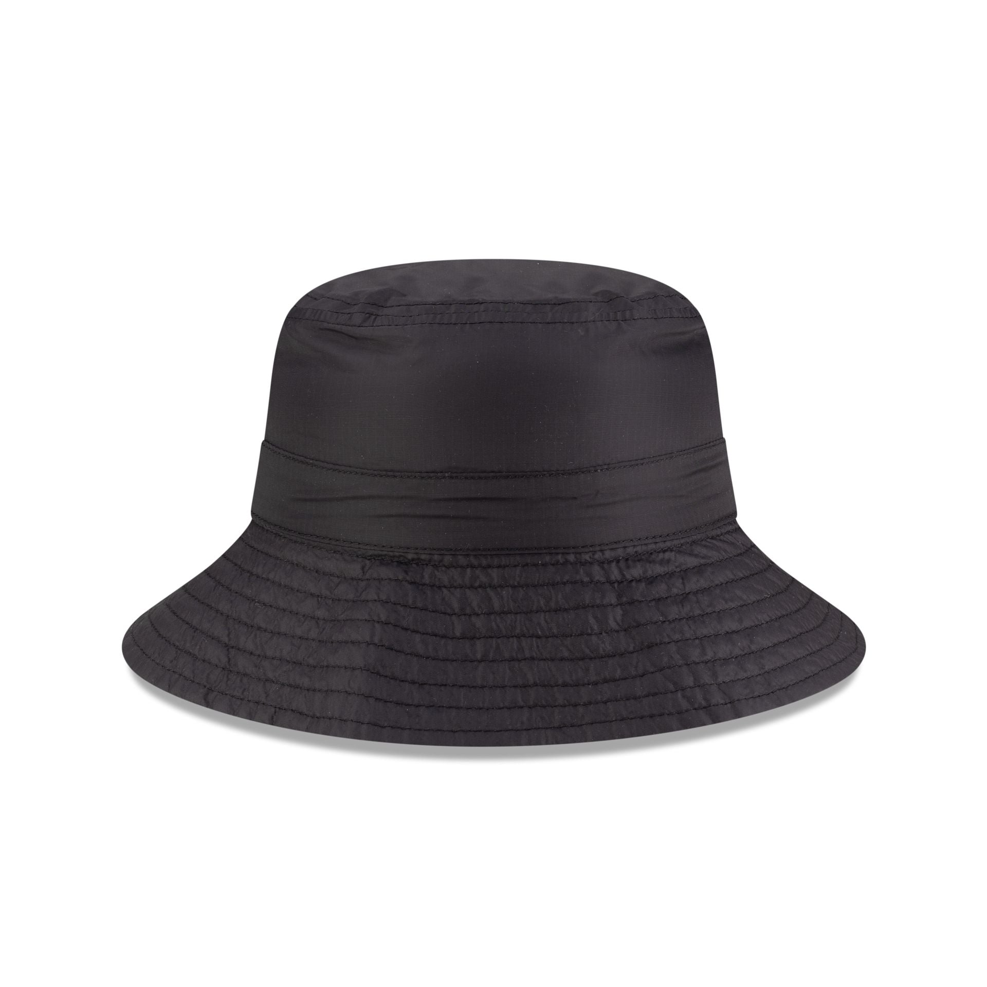 New Era Cap Packable Ripstop Black Bucket Hat