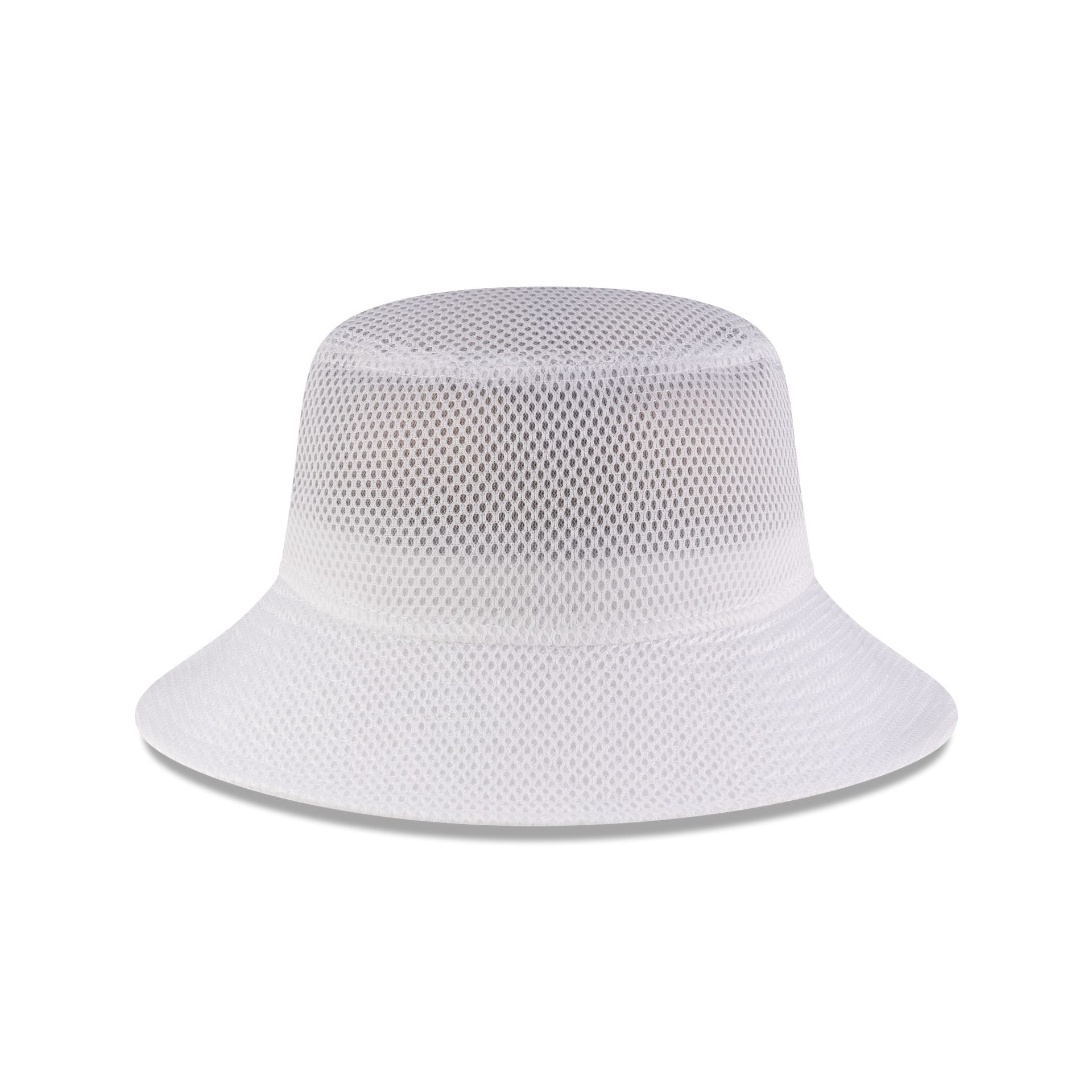 New Era Cap Air Mesh White Bucket Hat