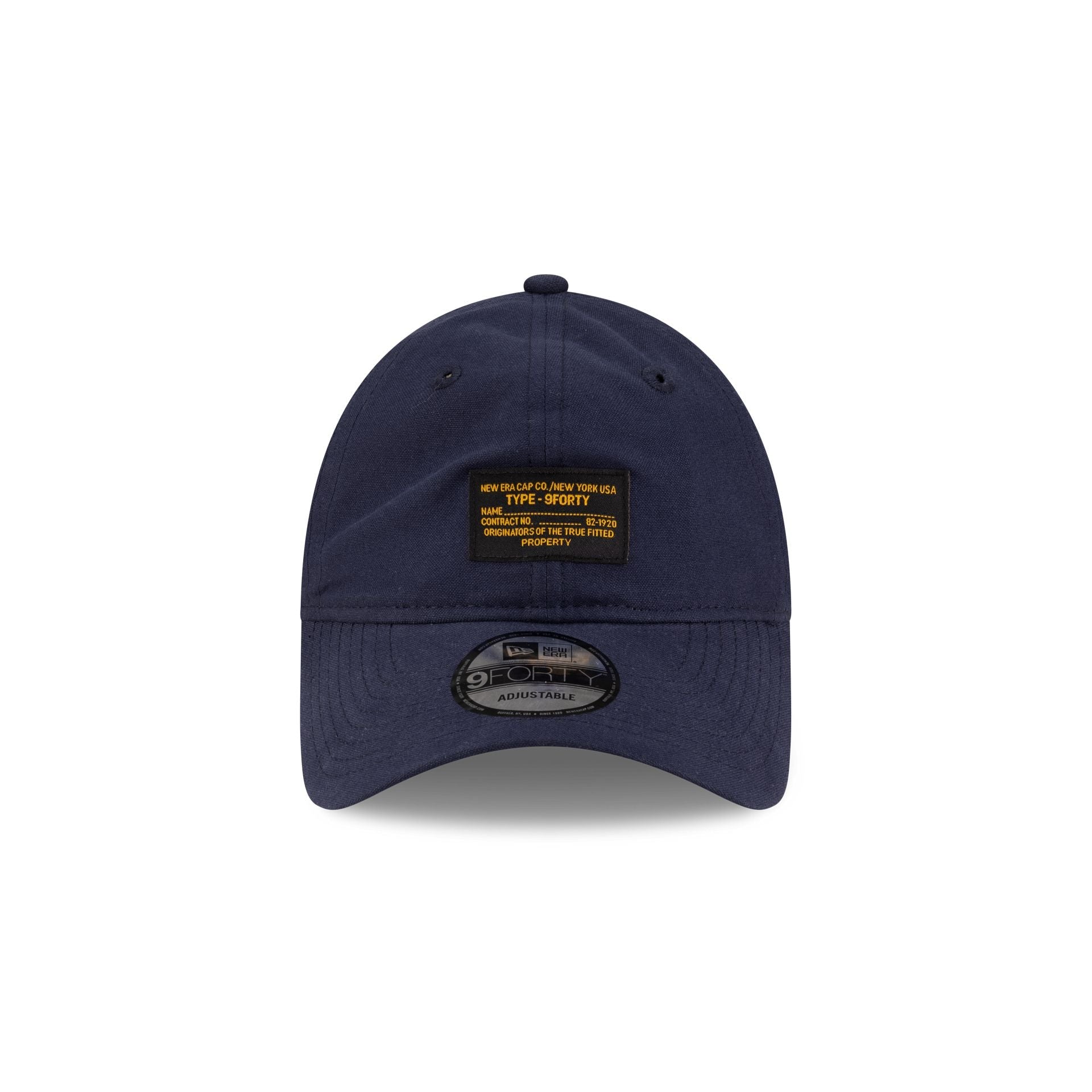 New Era Cap Navy Label 9FORTY Adjustable Hat