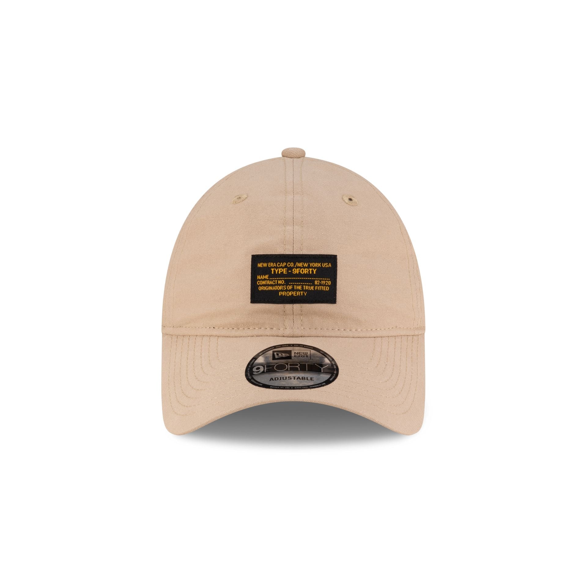 New Era Cap Beige Label 9FORTY Adjustable Hat