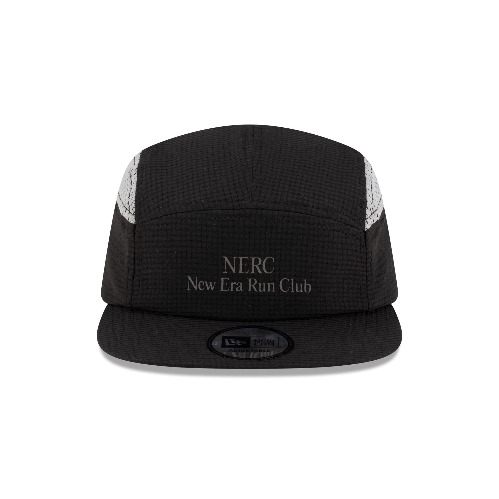 New Era Cap Run Club Black Camper Strapback Hat