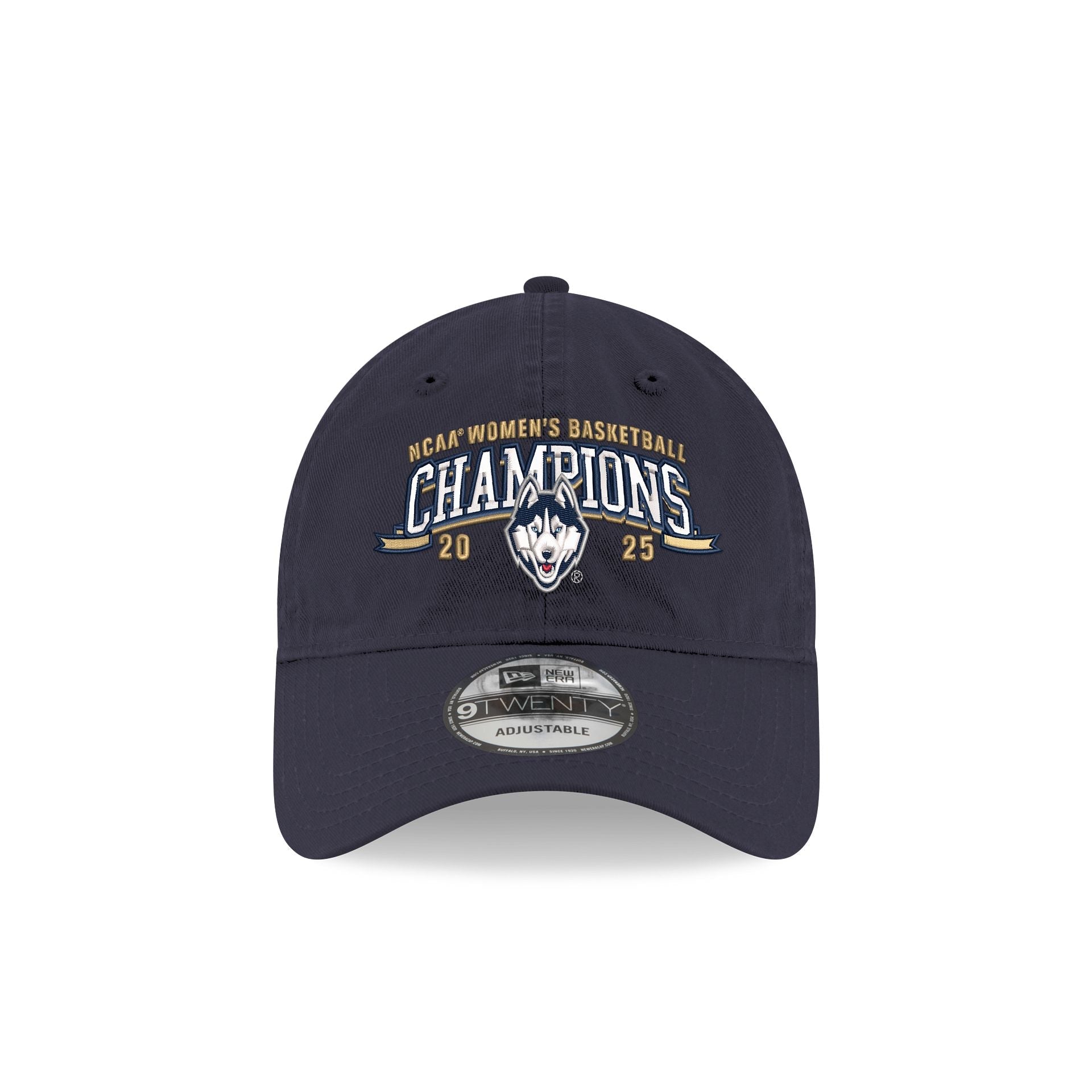 Connecticut Huskies 2025 NCAA Women's Division I Champions 9TWENTY Adjustable Hat