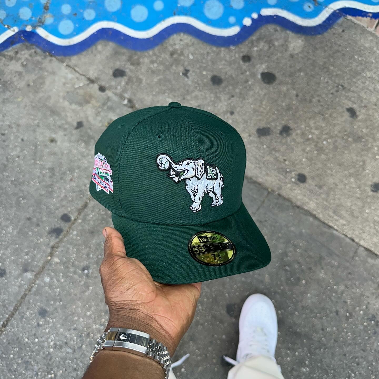 Philadelphia/ Oakand Athletics  All Green w/ Elephant Stomper BOTB 1989