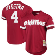 Phillies Burgundy Jersey 4 Oykstra