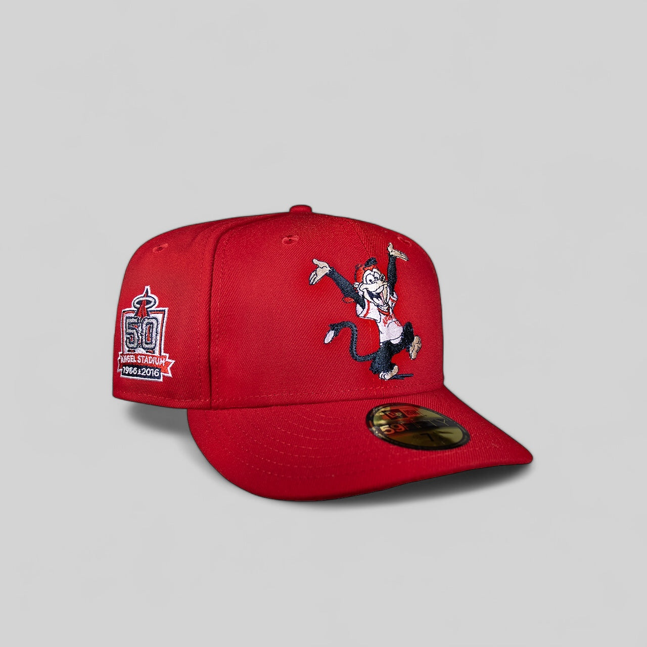 Anaheim Angeles All Red Mascot Monkey 50Th
