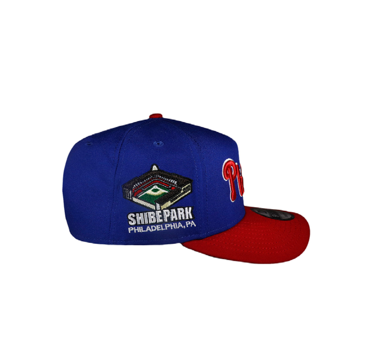 Philadelphia Phillies Blue & Red 950 AFrame Shibe Snap Back