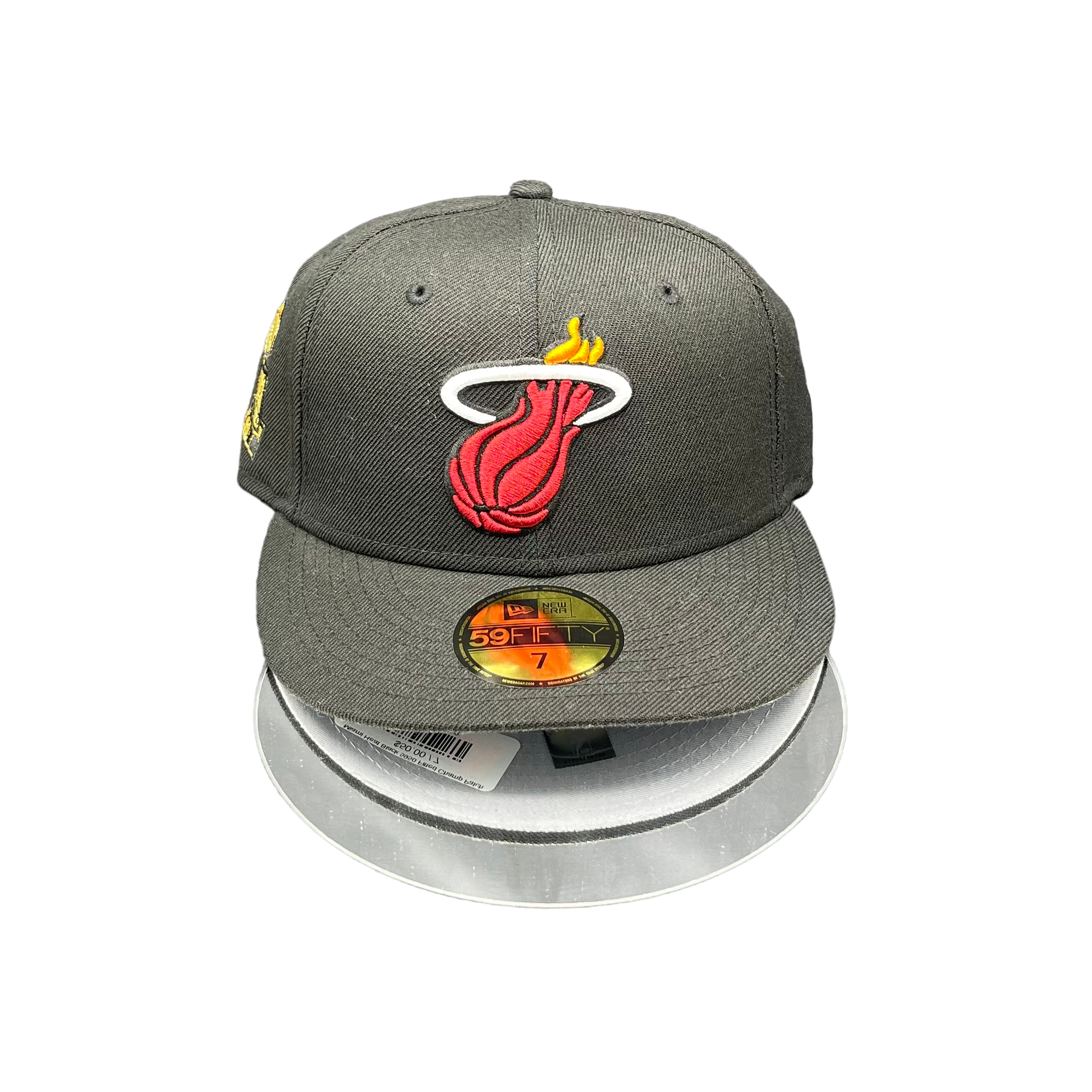 Miami Heat Black 5950 Fitted Champ Patch