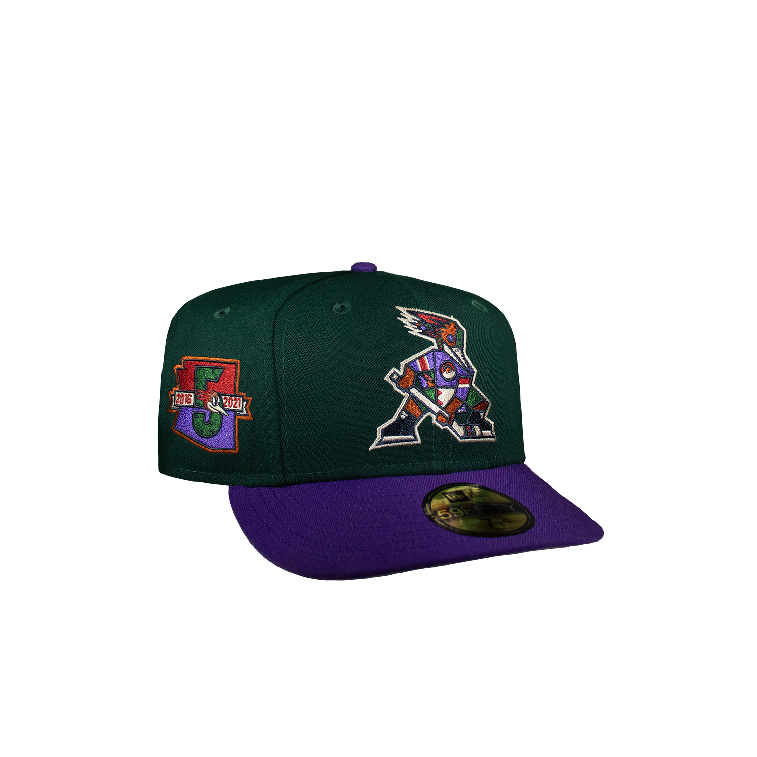 Tucson Roadrunners Green and Purple Hockey