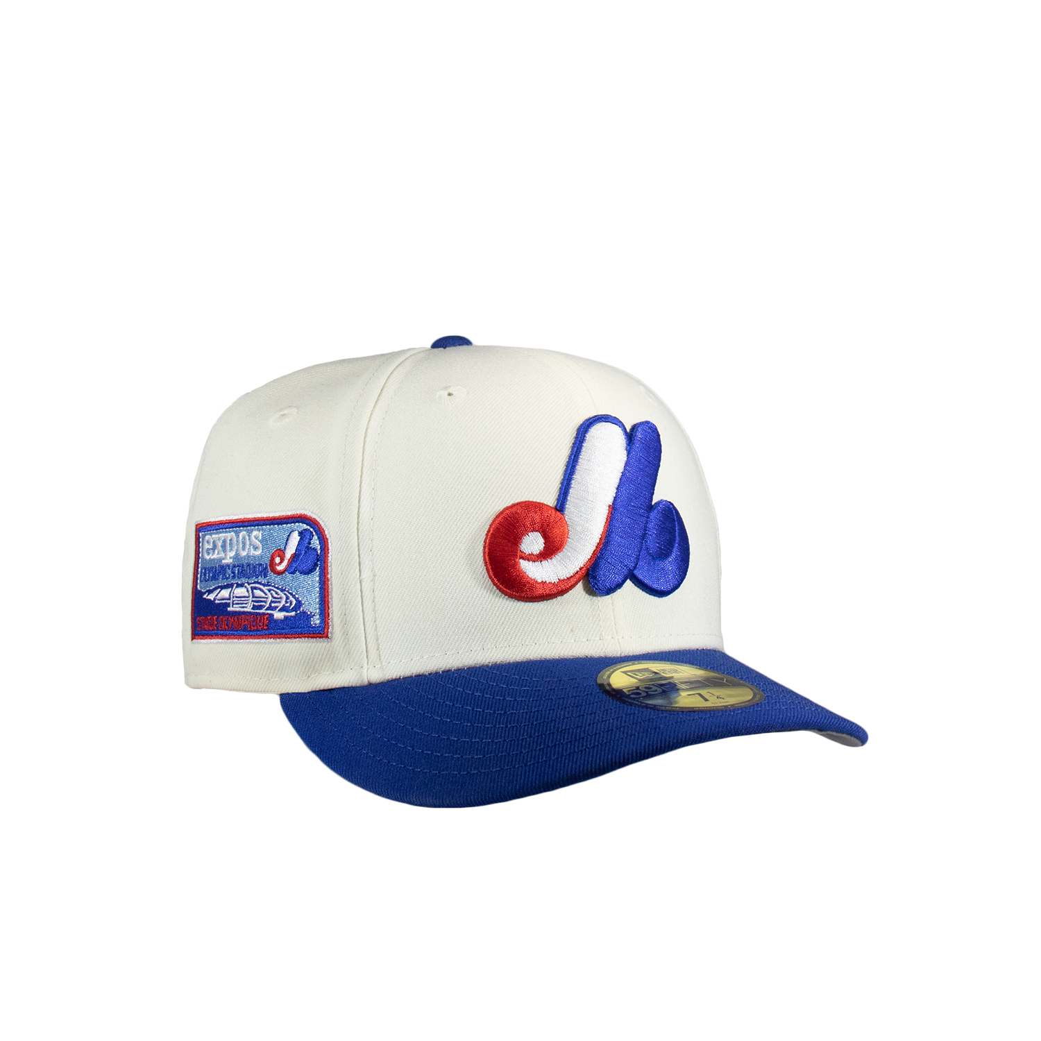 Montreal Expos Creme Chrome White & Royal Blue
