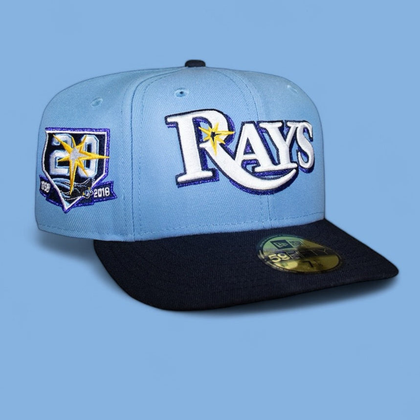Tampa Bay Rays Sky Blue and Navy 20Th