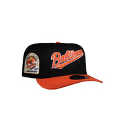 Baltimore Orioles Black & Orange 950 AFrame 30Th Snap Back
