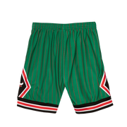 Chicago Bulls Green Striped Shorts