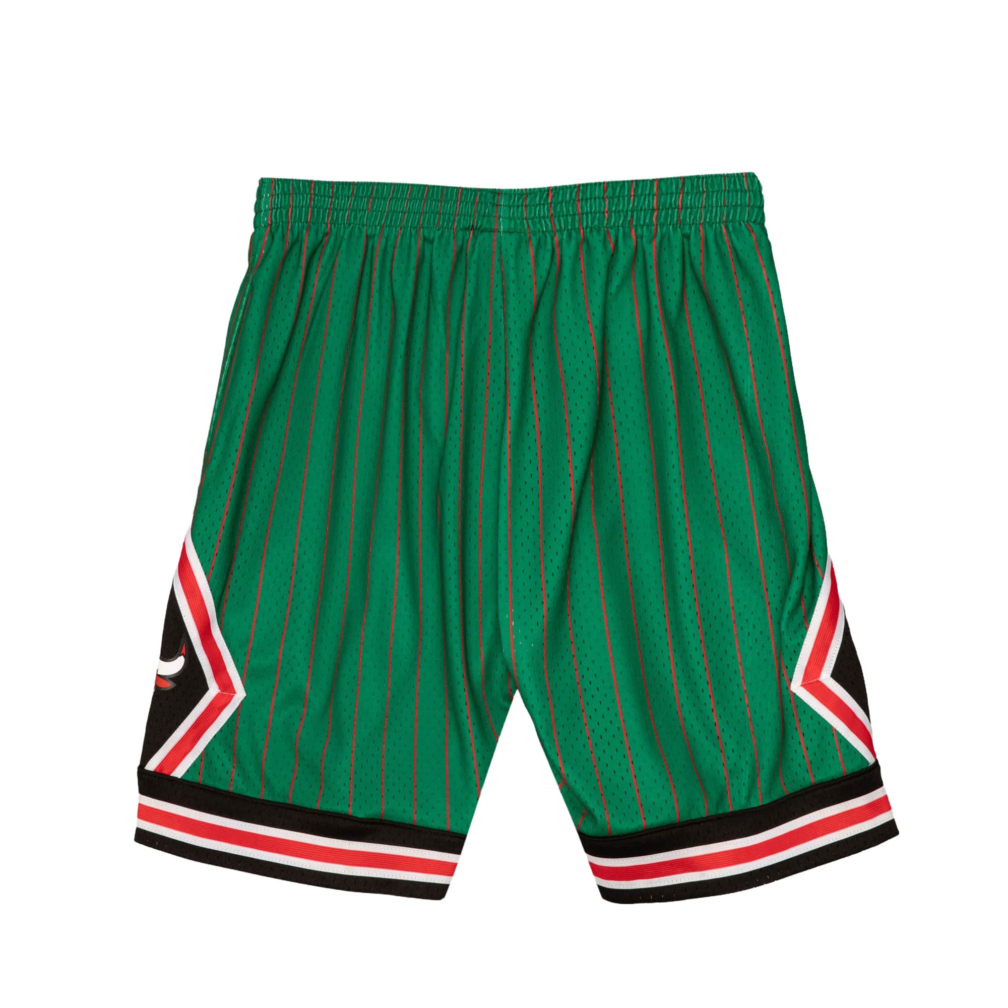 Chicago Bulls Green Striped Shorts