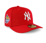 New York Yankees Red Flat Back 1999 World Series Grey UV