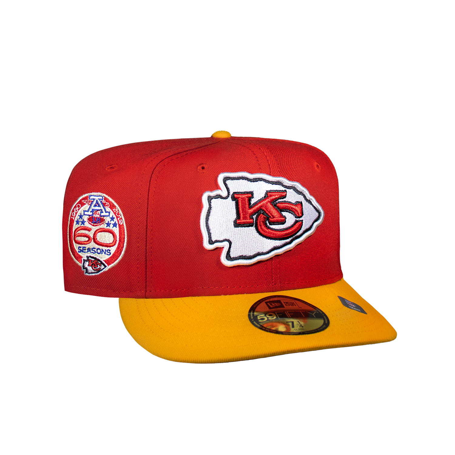 Kansas City Chiefs Red and Yellow 60Th Anniversary