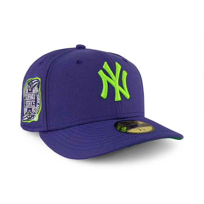 New York Yankees All Purple Lime Green Logo SWS