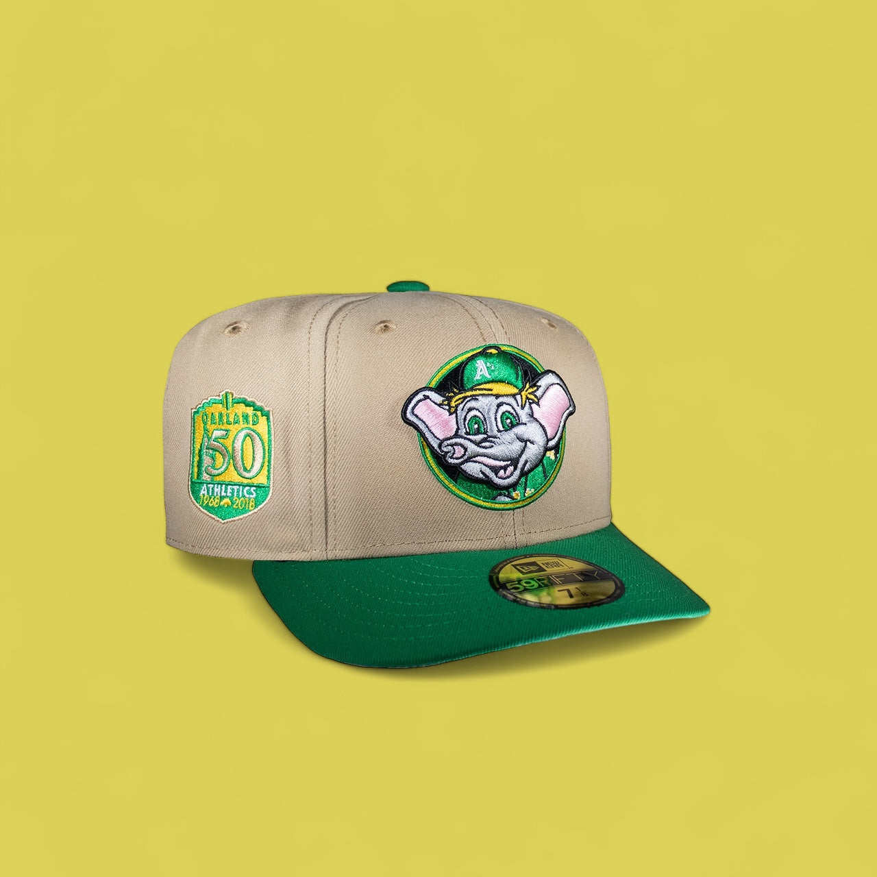 Oakland Athletics Camel and Green Mascot 50Th