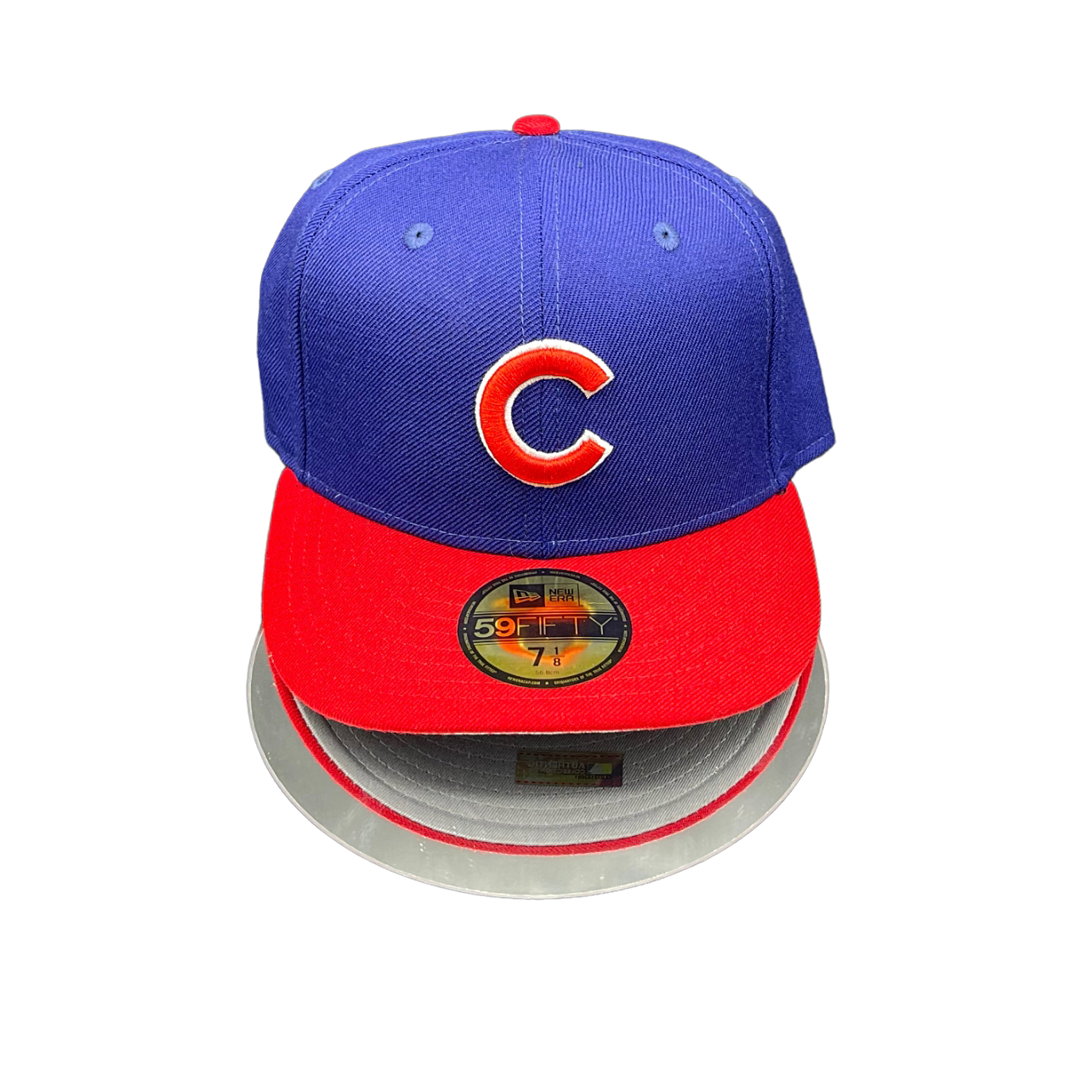 Chicago Cubs Royal Blue and Red GREY UV