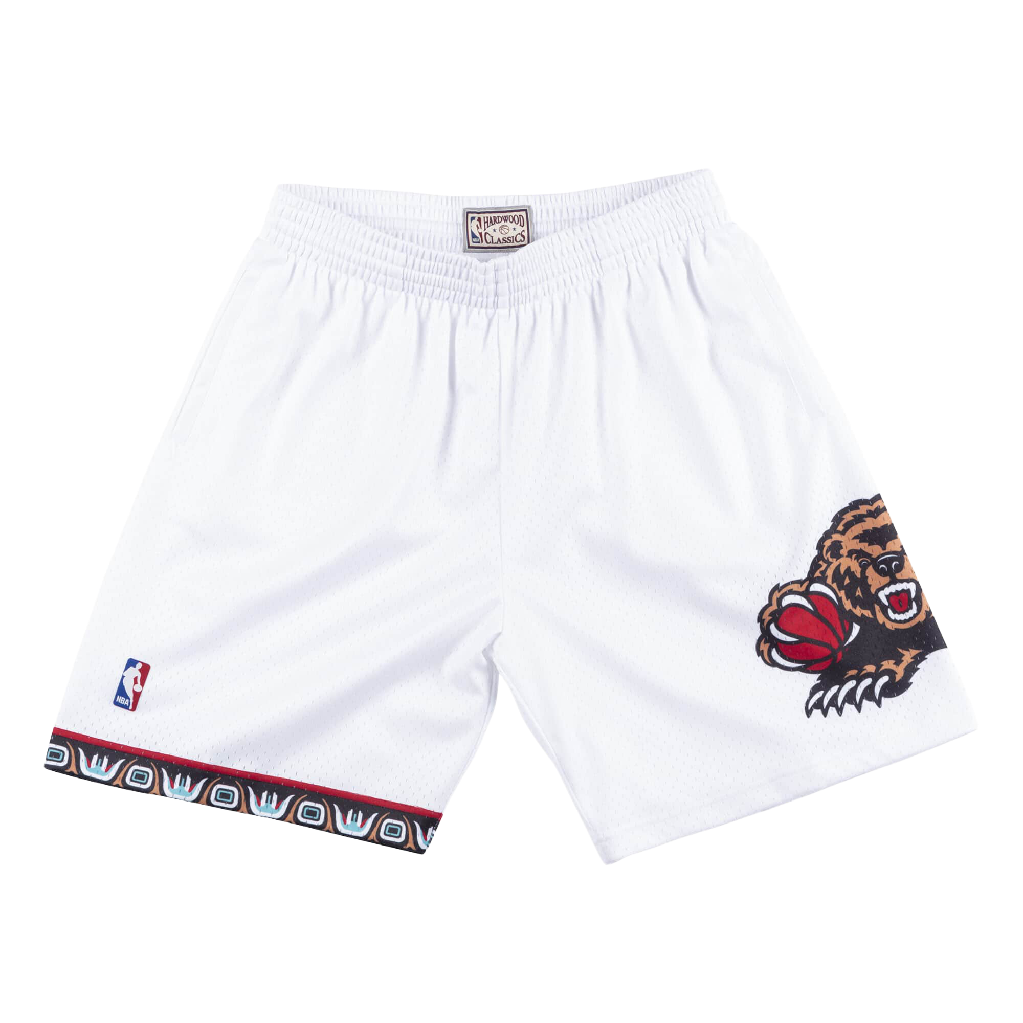 VANCOUVER GRIZZLIES WHITE SHORTS