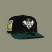 Oakland Athletics Mascot Black and Green Rickey Henderson Feild