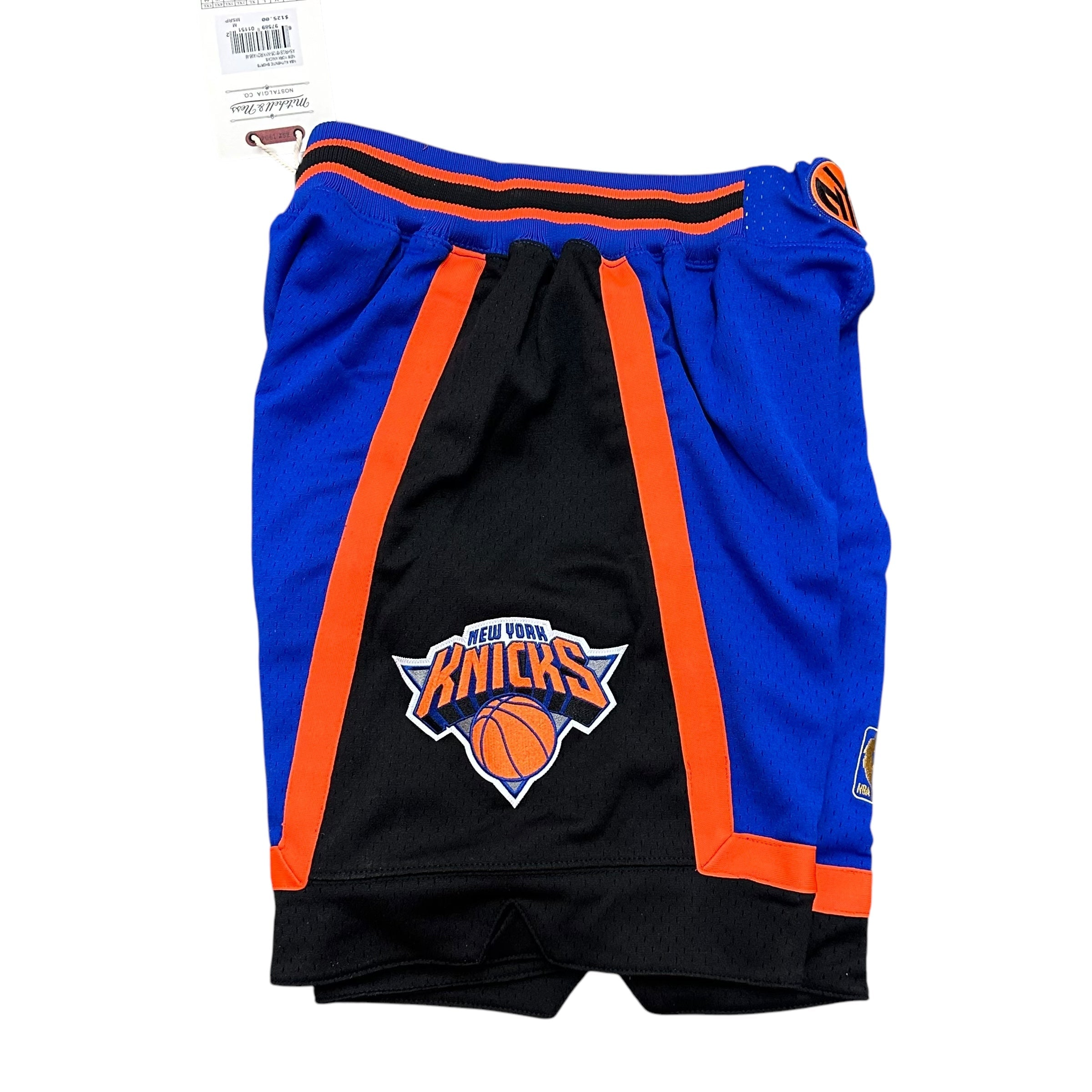 New York Knicks Blue Authentic Shorts