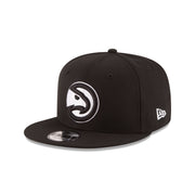 Atlanta Hawks Basic Black & White 9FIFTY Snapback Hat