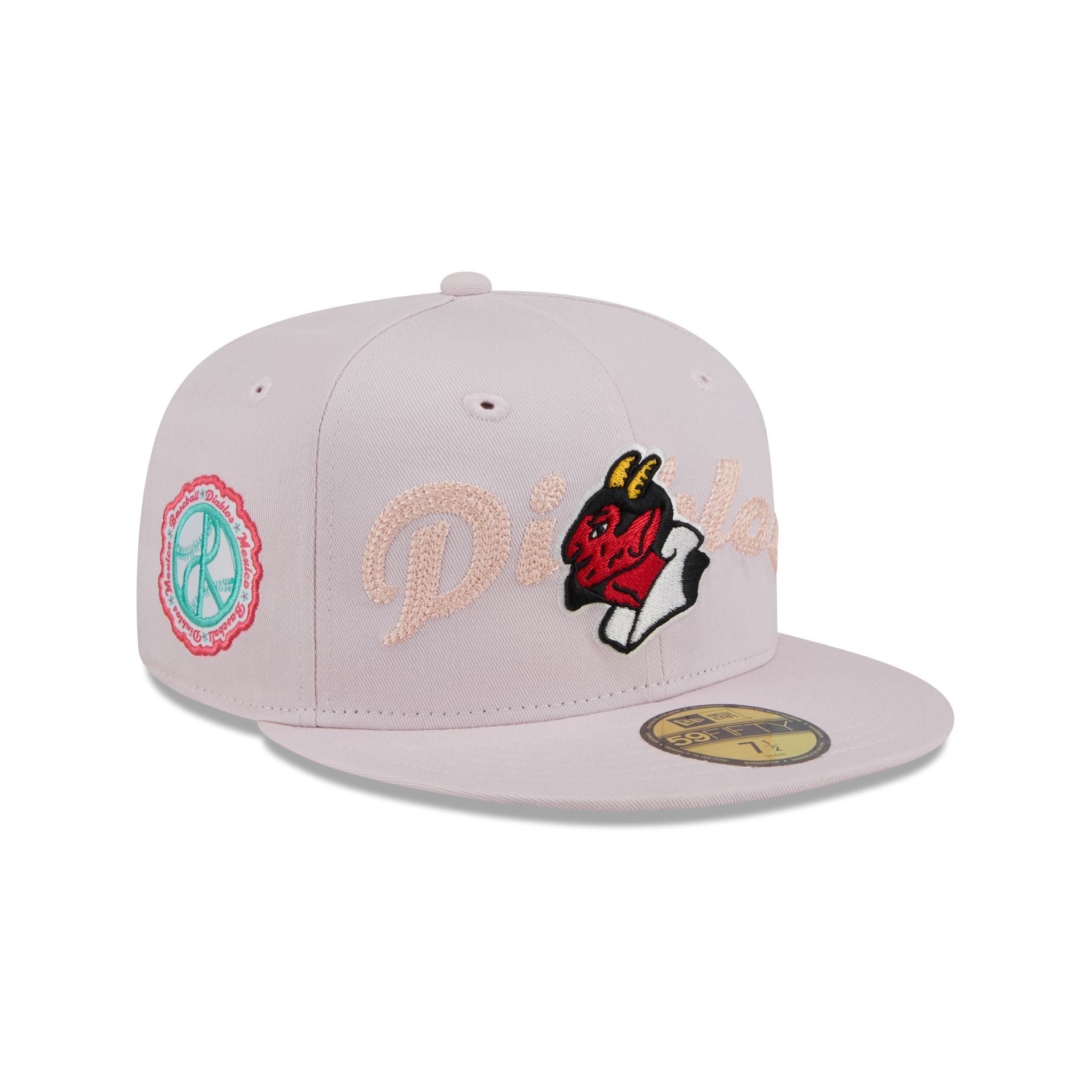 Diablos Rojos del México Stacked Wordmark 59FIFTY Fitted Hat