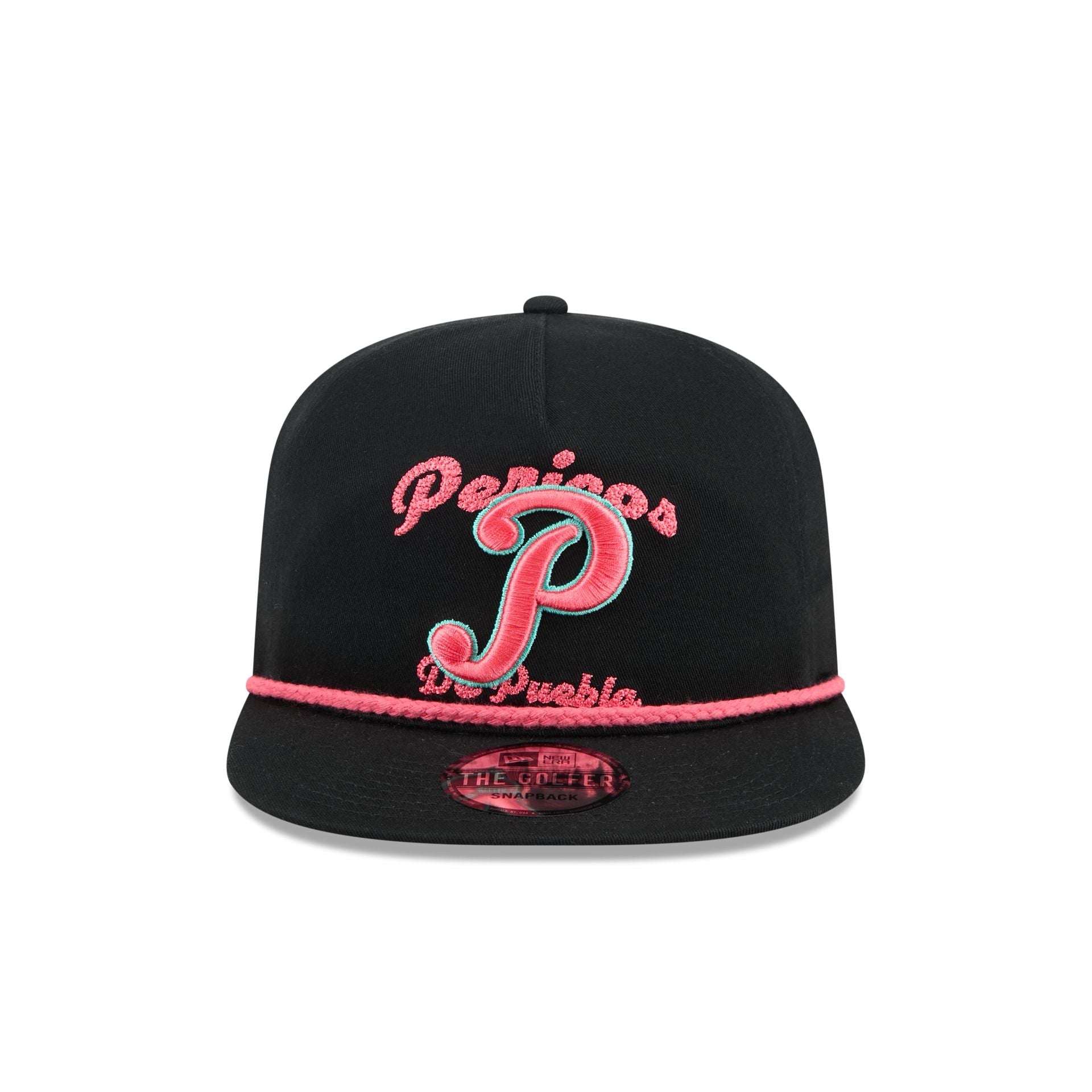 Pericos de Puebla Two-Tone Black Golfer Hat