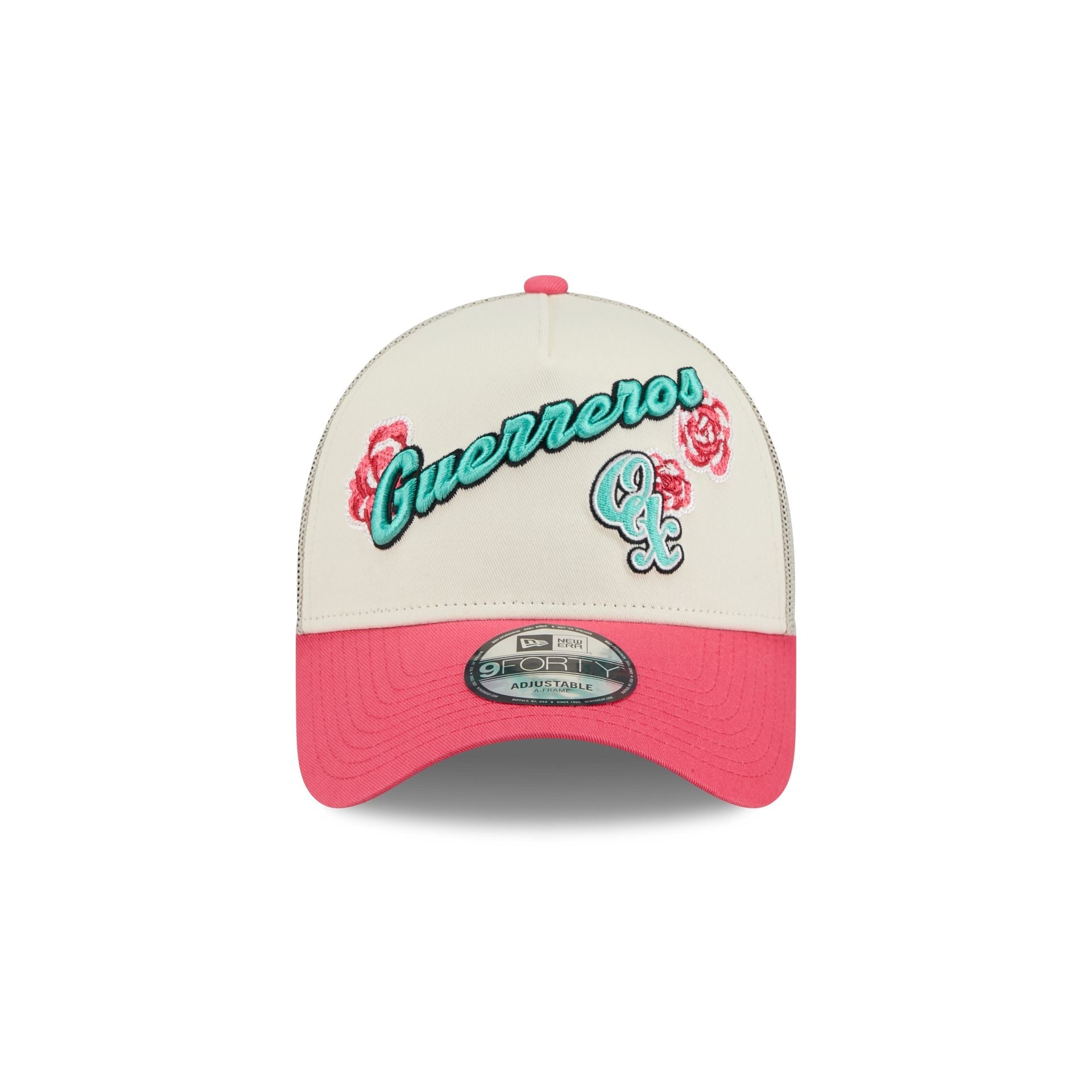 Guerreros de Oaxaca Two-Tone Pink Rose 9FORTY A-Frame Snapback Hat