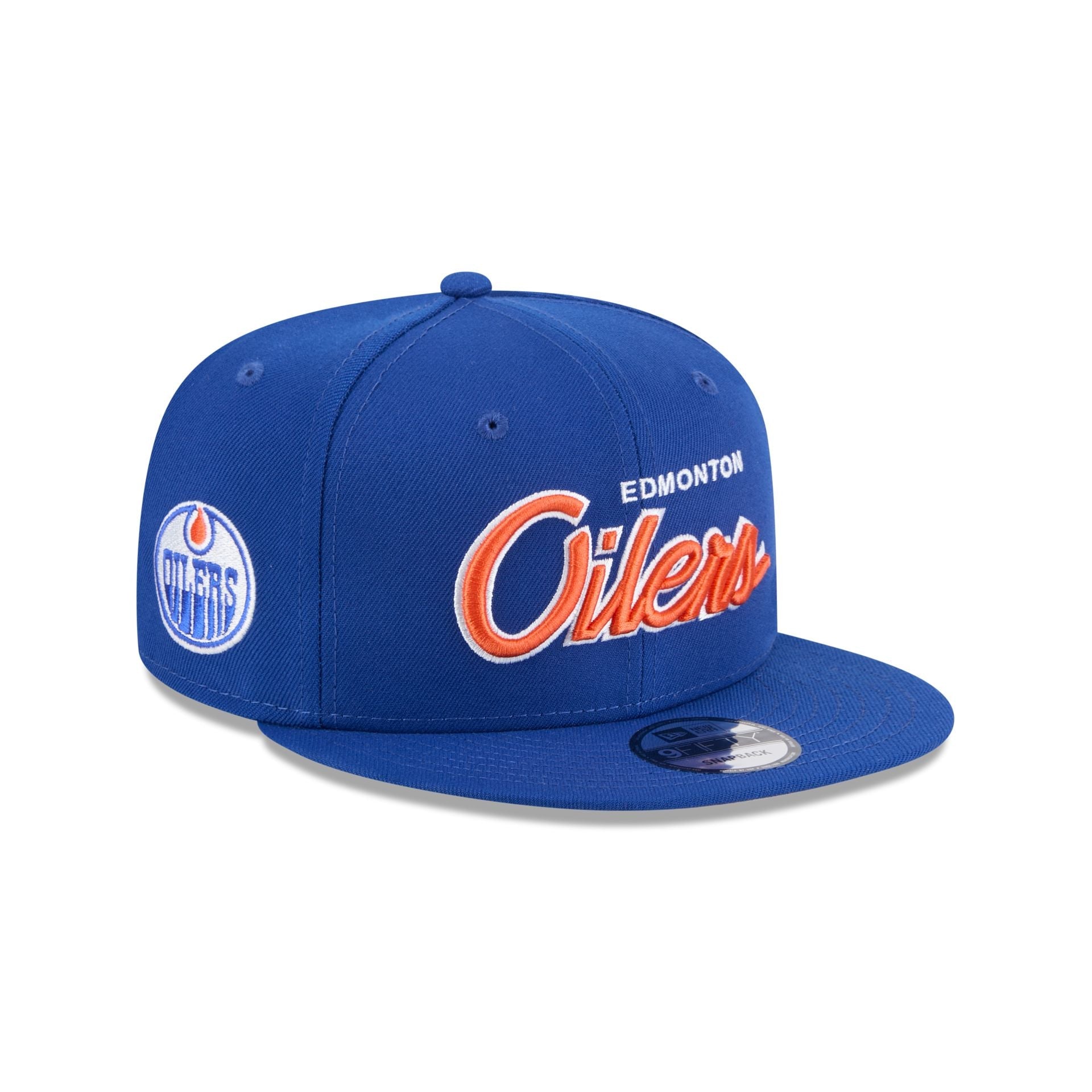 Edmonton Oilers Script 9FIFTY Snapback Hat