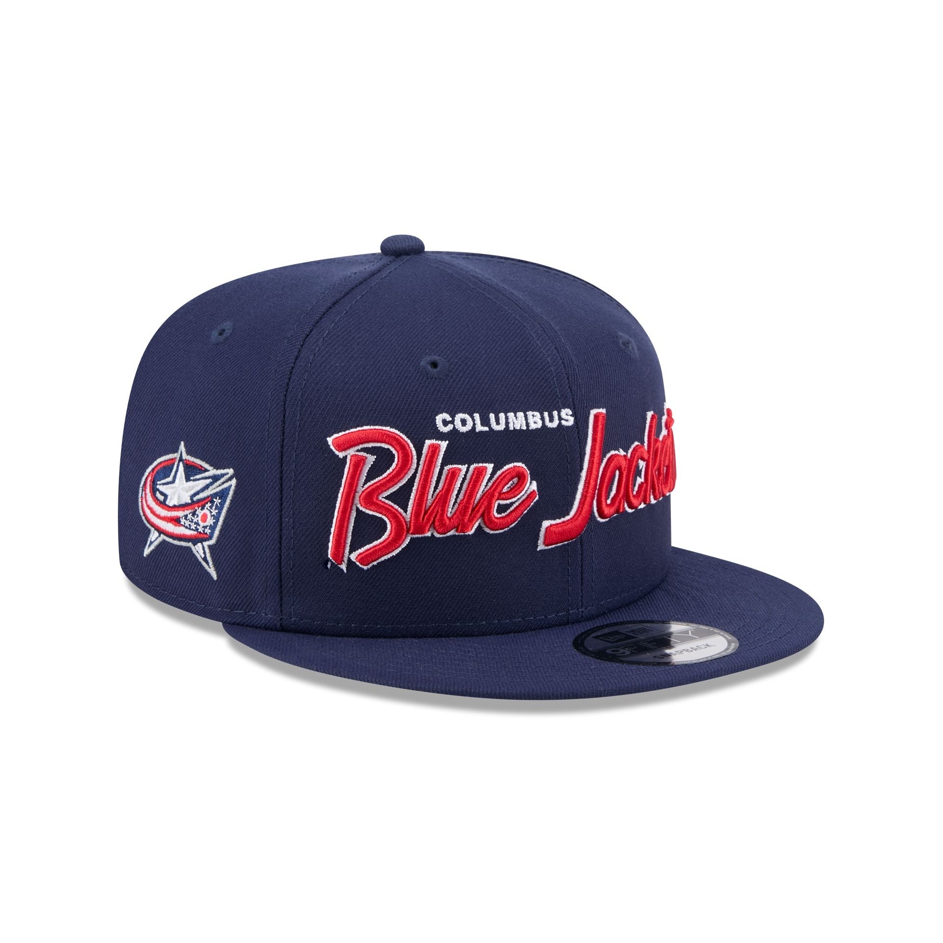 Columbus Blue Jackets Script 9FIFTY Snapback Hat