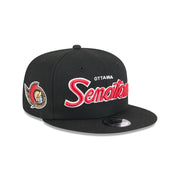 Ottawa Senators Script 9FIFTY Snapback Hat
